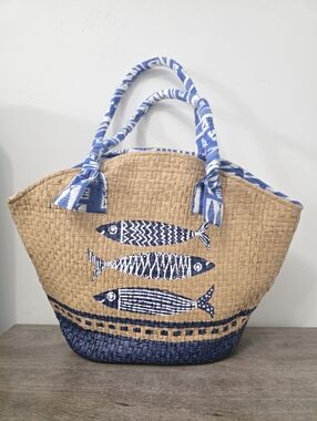 Viral Sardine Beach Tote Bag Brand New